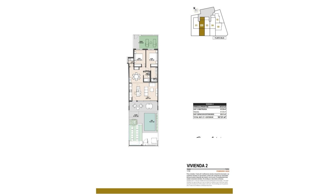 Obra nueva - Bungalow - Pilar de la Horadada - parques de Andromeda