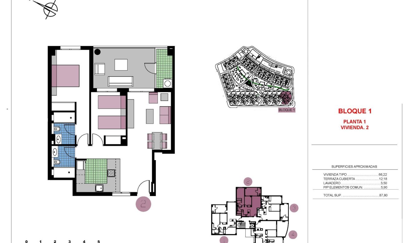 Obra nueva - Apartamento / piso - Pilar de la Horadada - Mil Palmeras