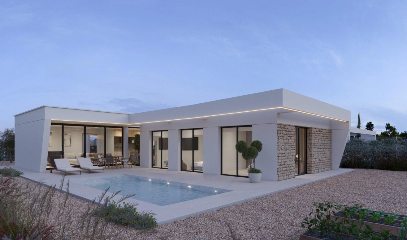 Obra nueva - Villa - Fuente Álamo - Hacienda del Alamo