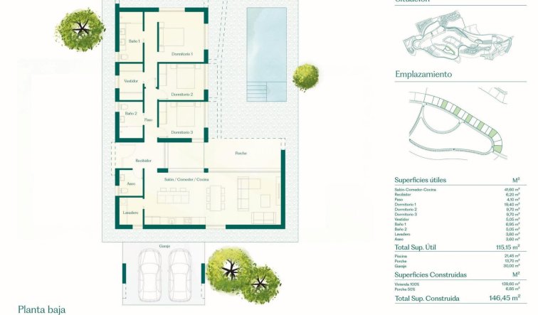Obra nueva - Villa - Fuente Álamo - Hacienda del Alamo