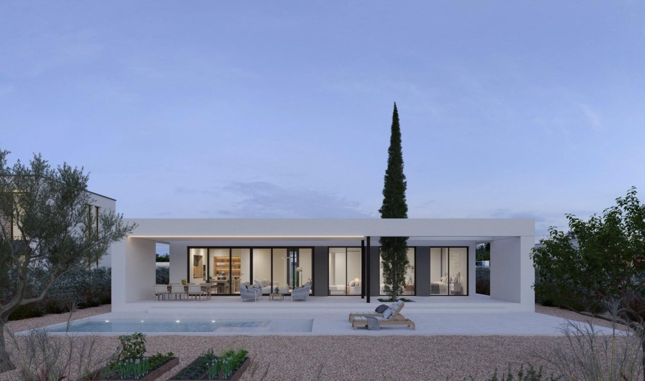 Obra nueva - Villa - Fuente Álamo - Hacienda del Alamo