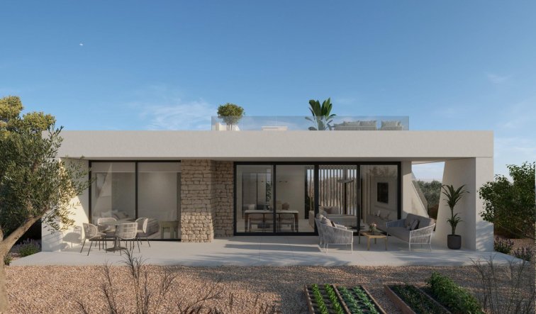 Obra nueva - Villa - Fuente Álamo - Hacienda del Alamo