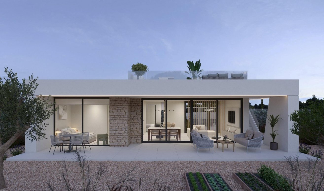Obra nueva - Villa - Fuente Álamo - Hacienda del Alamo