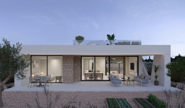 Obra nueva - Villa - Fuente Álamo - Hacienda del Alamo
