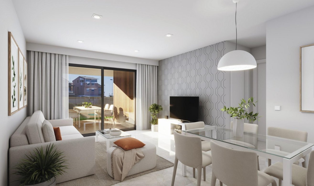 Obra nueva - Bungalow - Puerto de Mazarron - Playa Negra