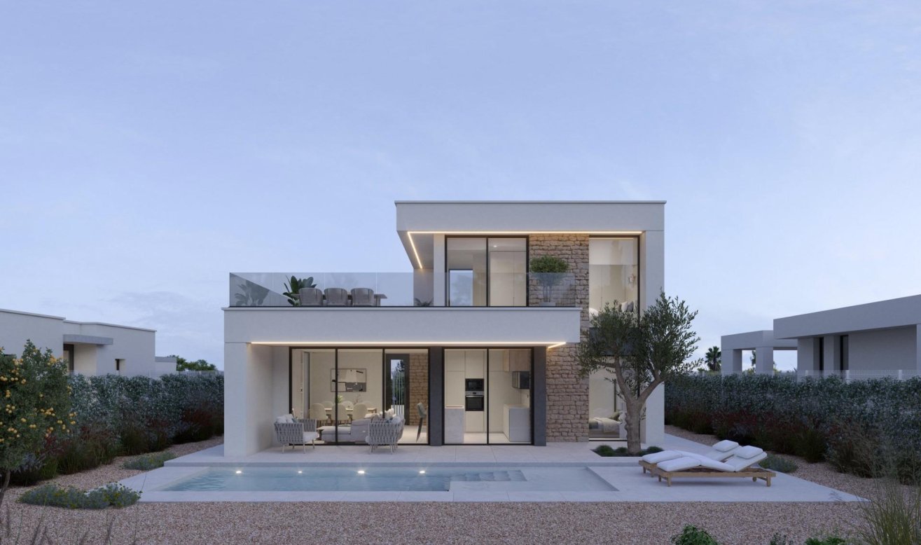 Obra nueva - Villa - Fuente Álamo - Hacienda del Alamo
