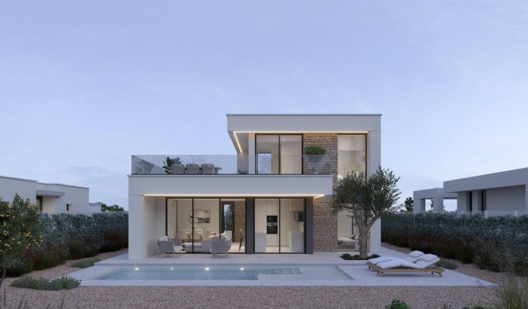 Obra nueva - Villa - Fuente Álamo - Hacienda del Alamo