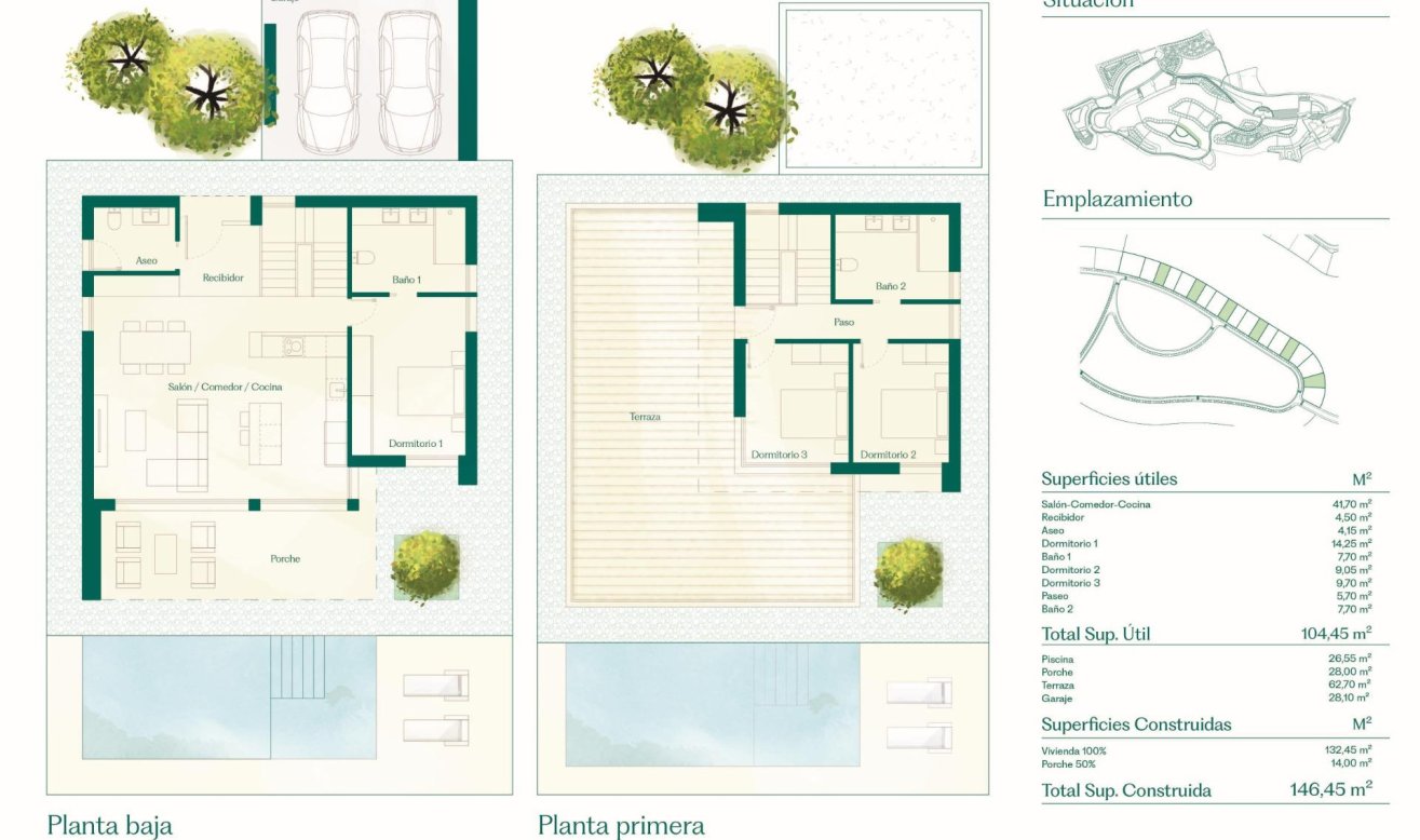 Obra nueva - Villa - Fuente Álamo - Hacienda del Alamo