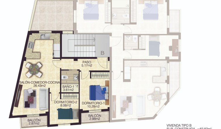 Obra nueva - Apartamento / piso - Jacarilla - pueblo