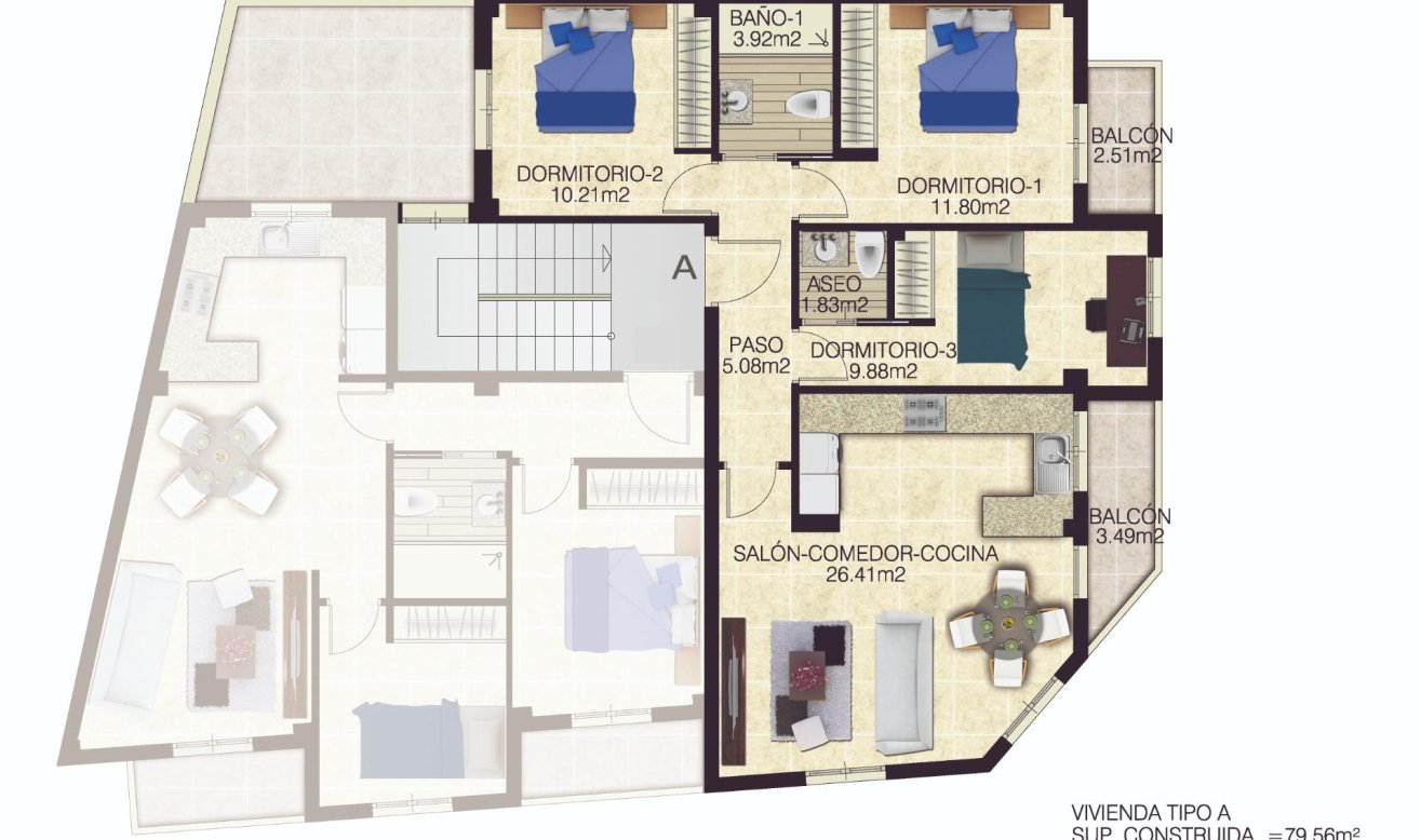 Obra nueva - Apartamento / piso - Jacarilla - pueblo