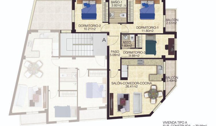 Obra nueva - Apartamento / piso - Jacarilla - pueblo