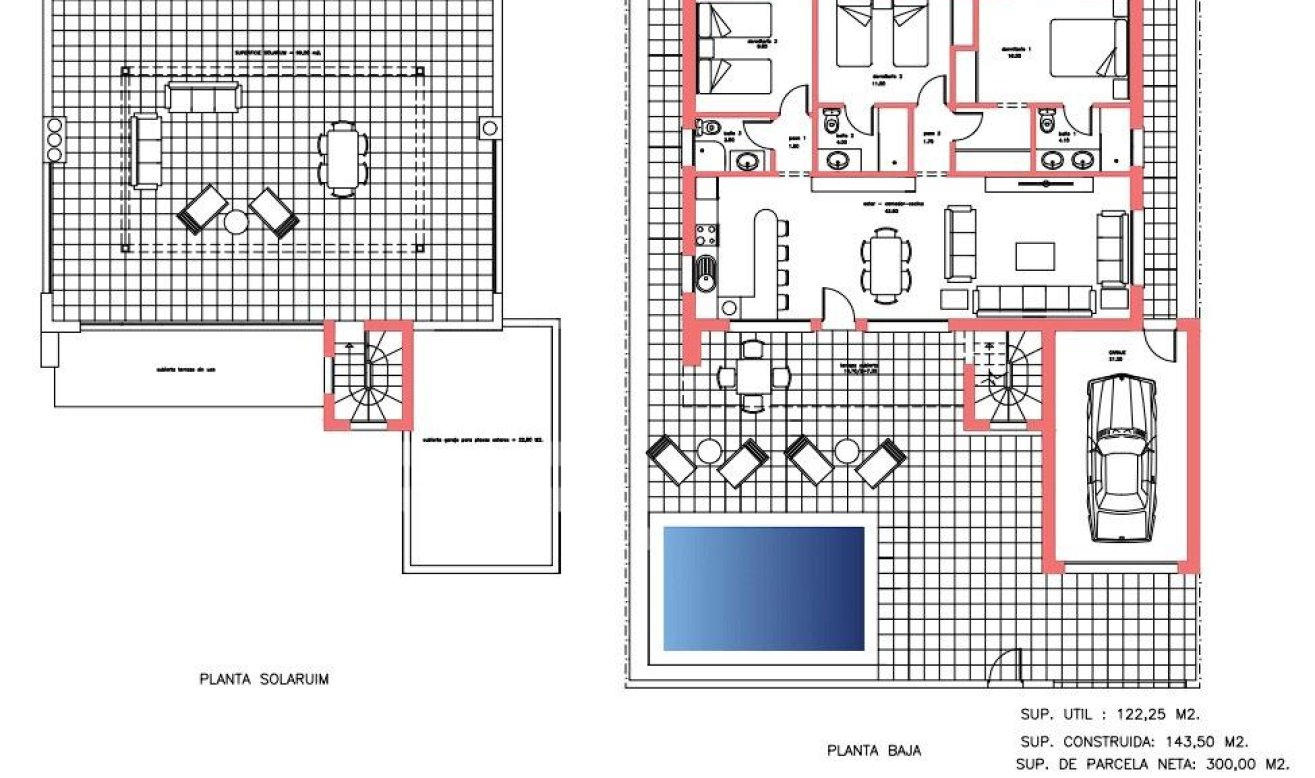 Obra nueva - Villa - Fuente Álamo - La Pinilla