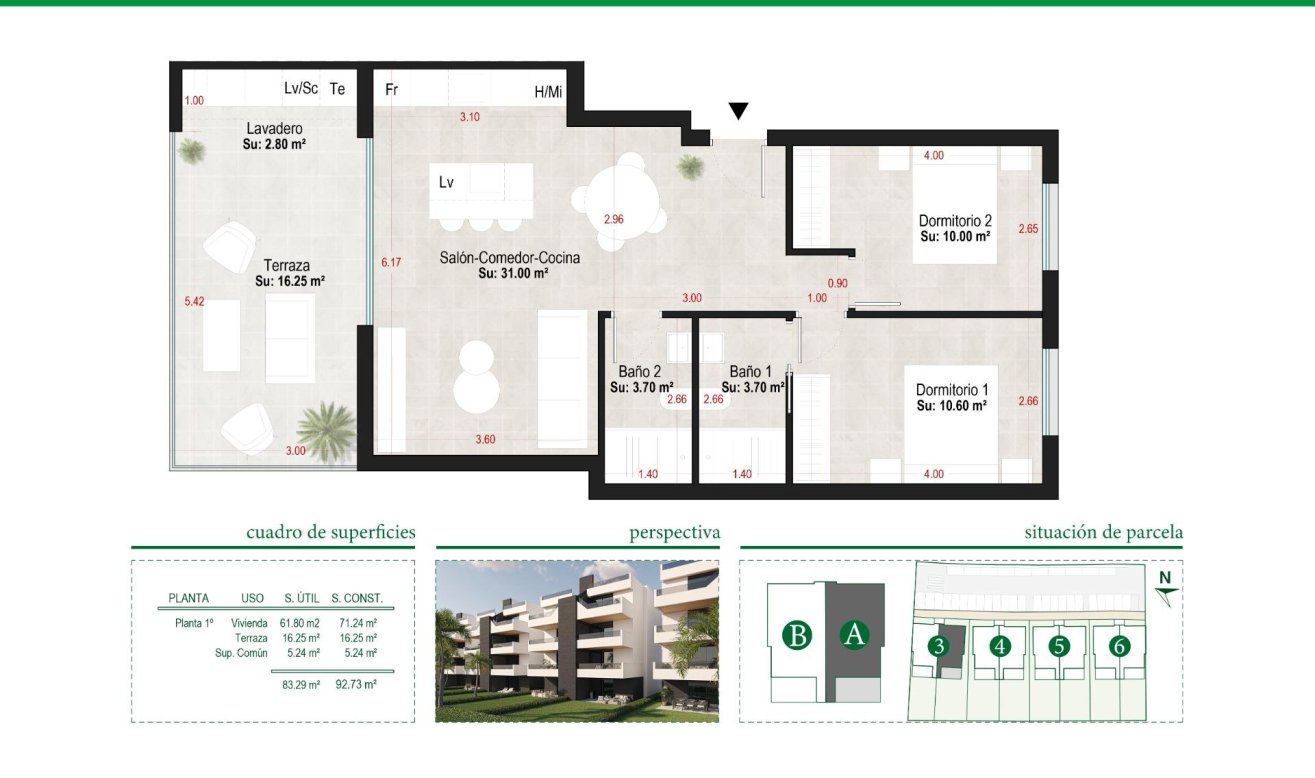 New Build - Apartment / flat - Alhama De Murcia - Condado De Alhama Golf Resort