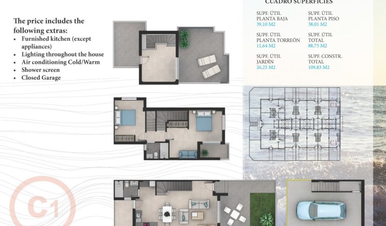 New Build - Townhouse - La Manga del Mar Menor - La Manga