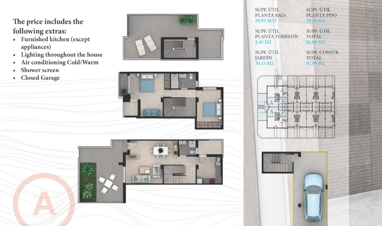 New Build - Townhouse - La Manga del Mar Menor - La Manga