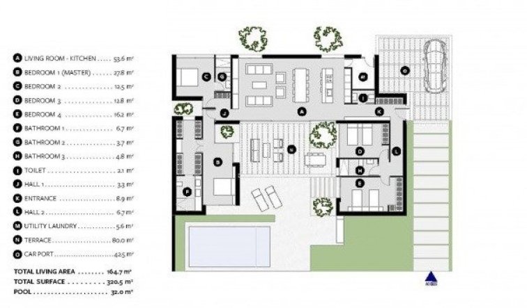 New Build - Villa - Banos y Mendigo - Altaona Golf