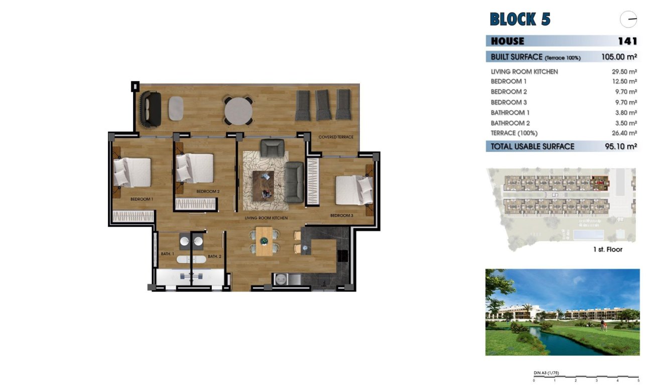New Build - Apartment / flat - Los Alcazares - La Serena Golf