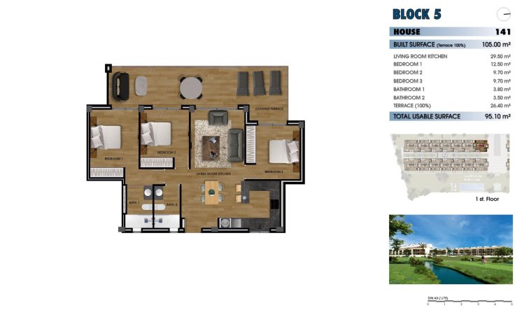 New Build - Apartment / flat - Los Alcazares - La Serena Golf