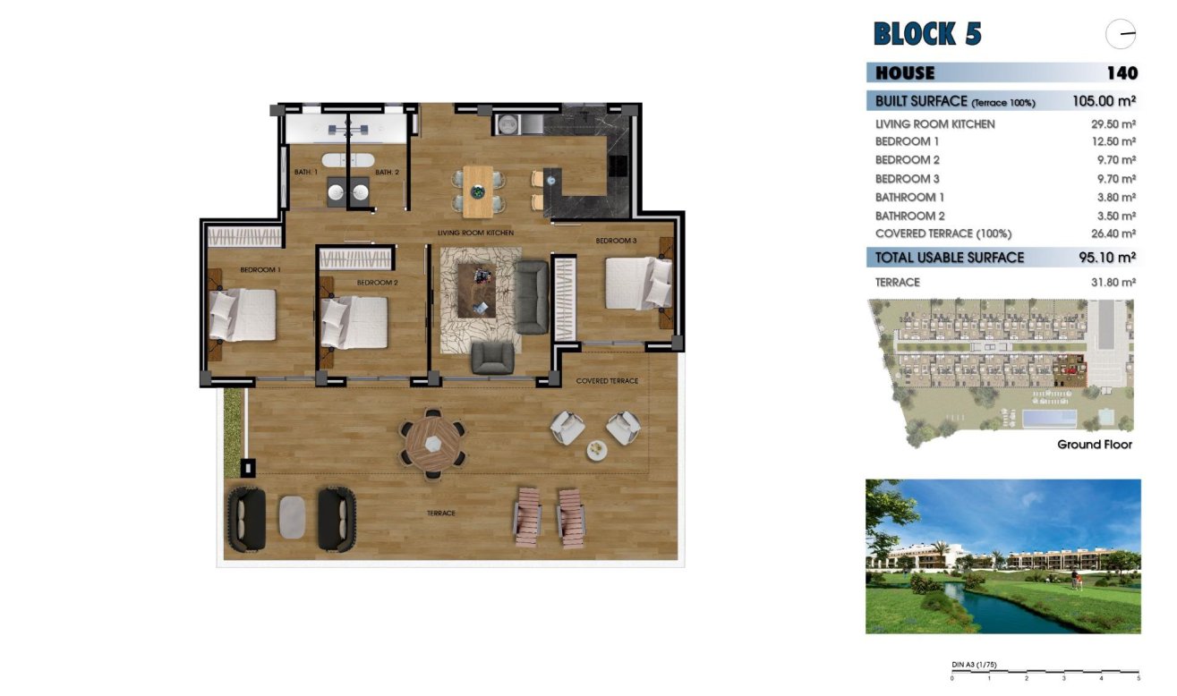 New Build - Apartment / flat - Los Alcazares - La Serena Golf