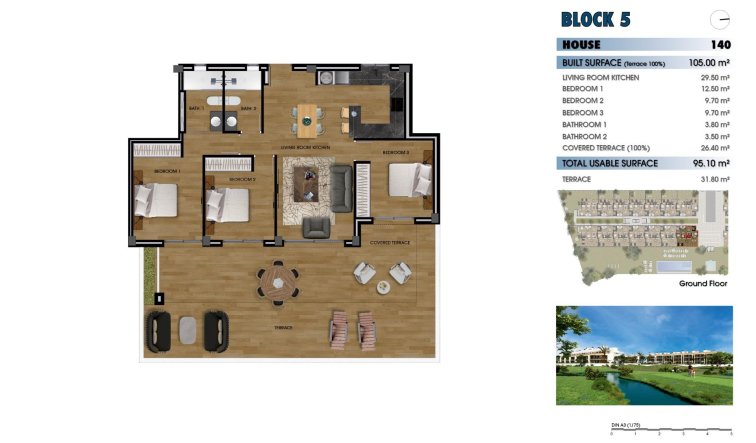 New Build - Apartment / flat - Los Alcazares - La Serena Golf
