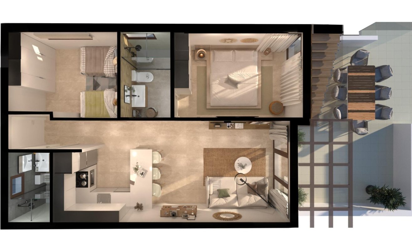 New Build - Apartment / flat - Vera - Vera Playa