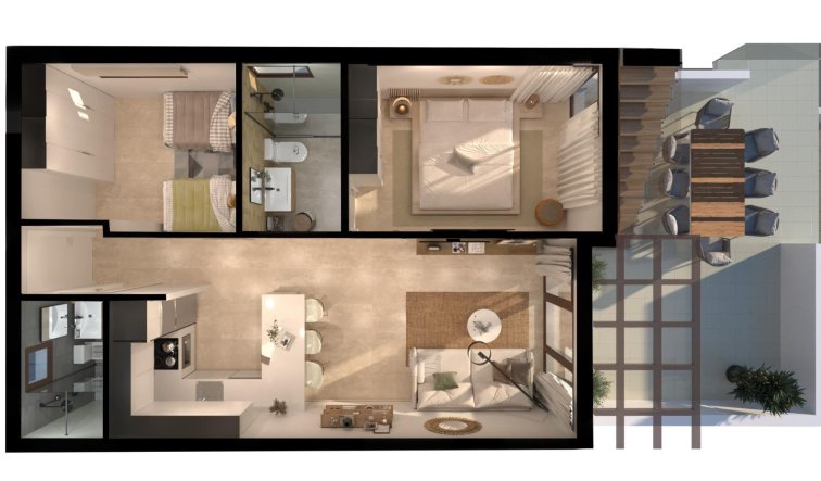New Build - Apartment / flat - Vera - Vera Playa