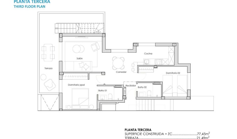 New Build - Penthouse - Torre Pacheco - Santa Rosalia Lake And Life Resort