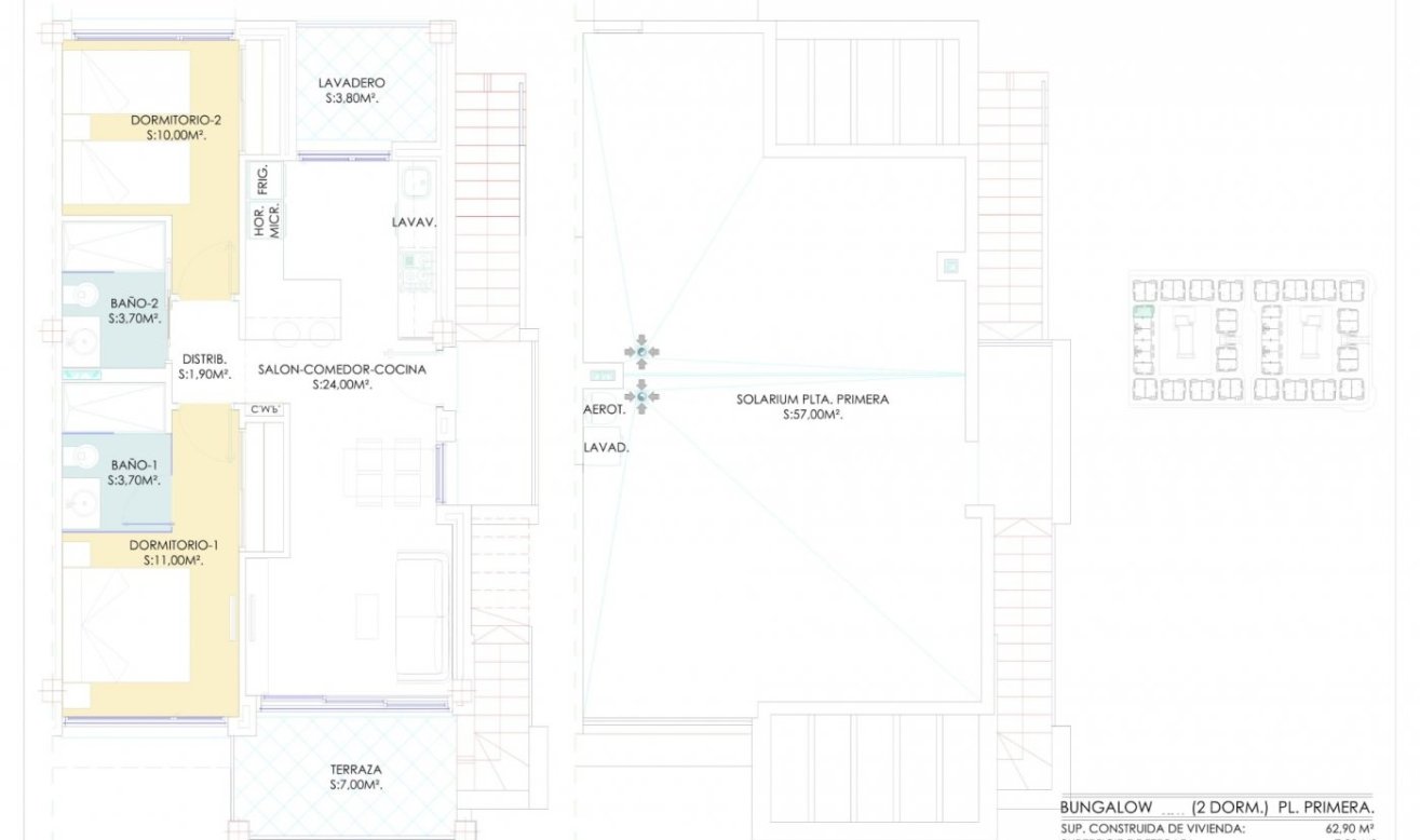 New Build - Bungalow - Torrevieja - Los Balcones