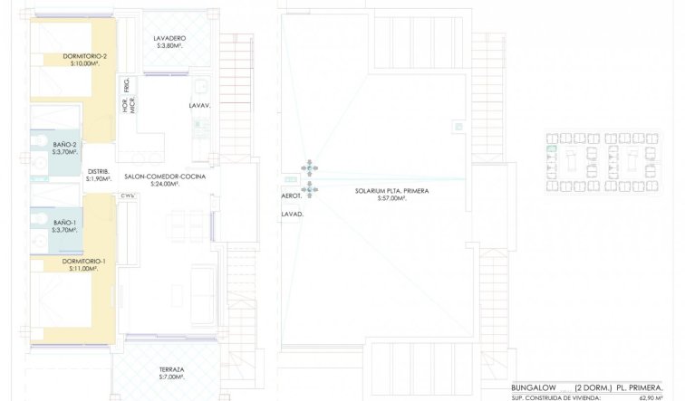 New Build - Bungalow - Torrevieja - Los Balcones