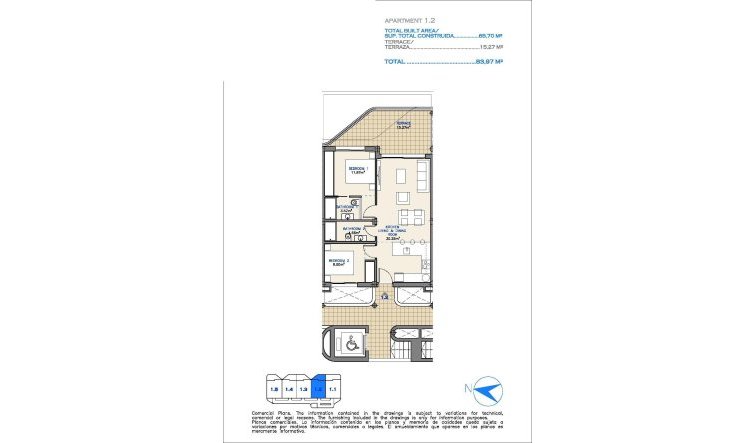 New Build - Apartment / flat - Los Alcazares - Serena Golf