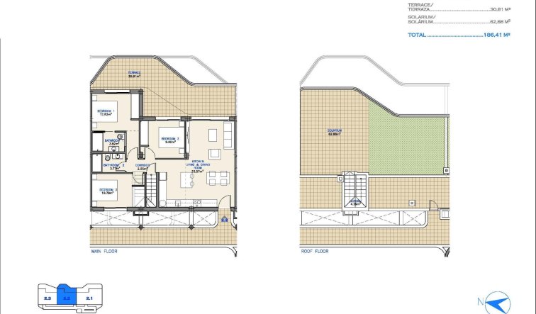 New Build - Penthouse - Los Alcazares - Serena Golf