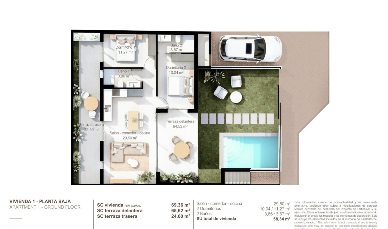 New Build - Bungalow - San Pedro del Pinatar - Lo Pagan