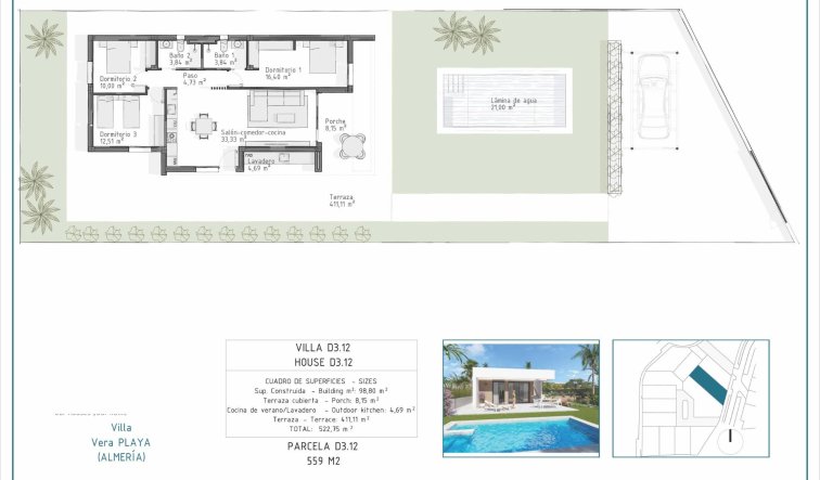 Obra nueva - Villa - Vera - Pueblo Salinas