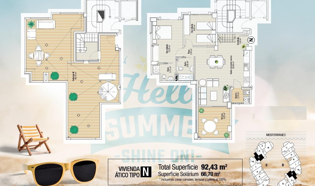 Obra nueva - Ático - La Manga del Mar Menor - La Manga