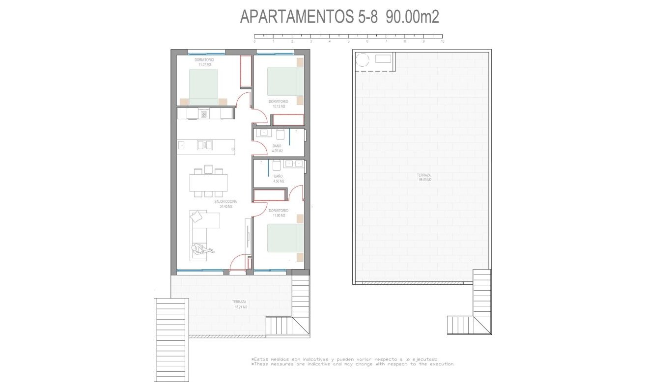 Obra nueva - Bungalow - Pilar de la Horadada - Parque del Mediterraneo
