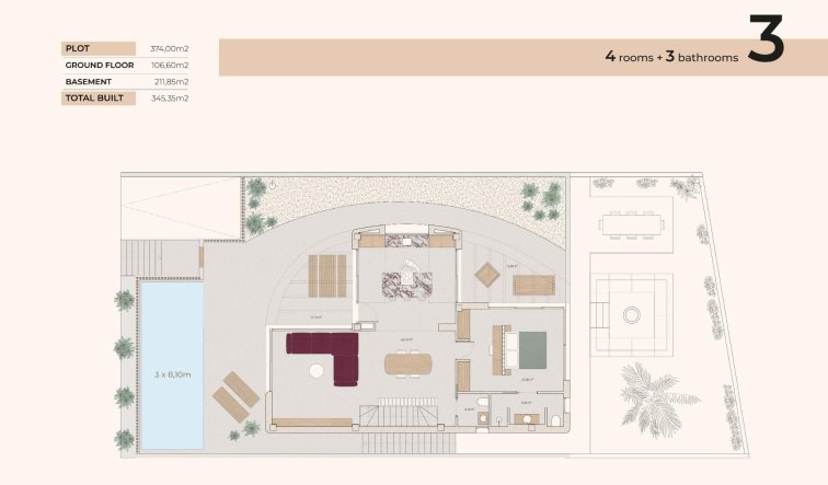 Obra nueva - Villa - Algorfa - La Finca Golf