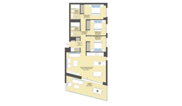 Obra nueva - Apartamento / piso - Orihuela Costa - Campoamor