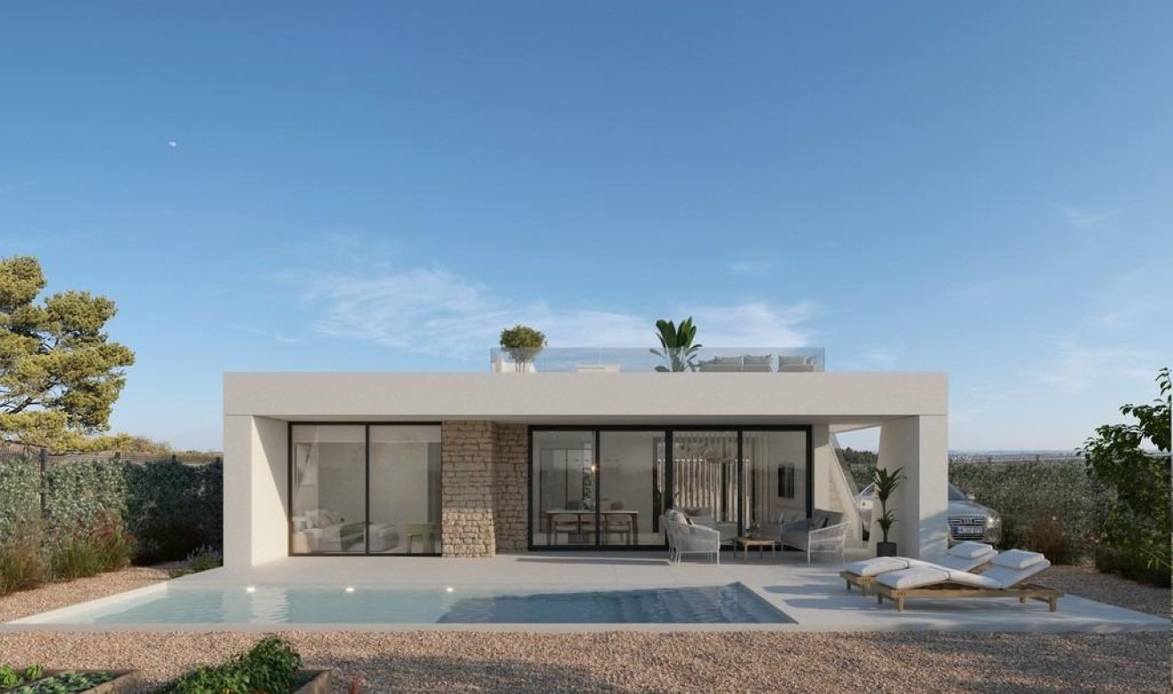 Obra nueva - Villa - Fuente Álamo - Hacienda del Alamo