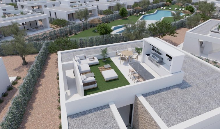 Obra nueva - Villa - Fuente Álamo - Hacienda del Alamo