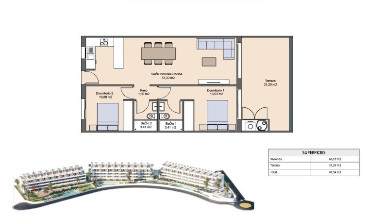 Obra nueva - Apartamento / piso - Finestrat - Balcón De Finestrat
