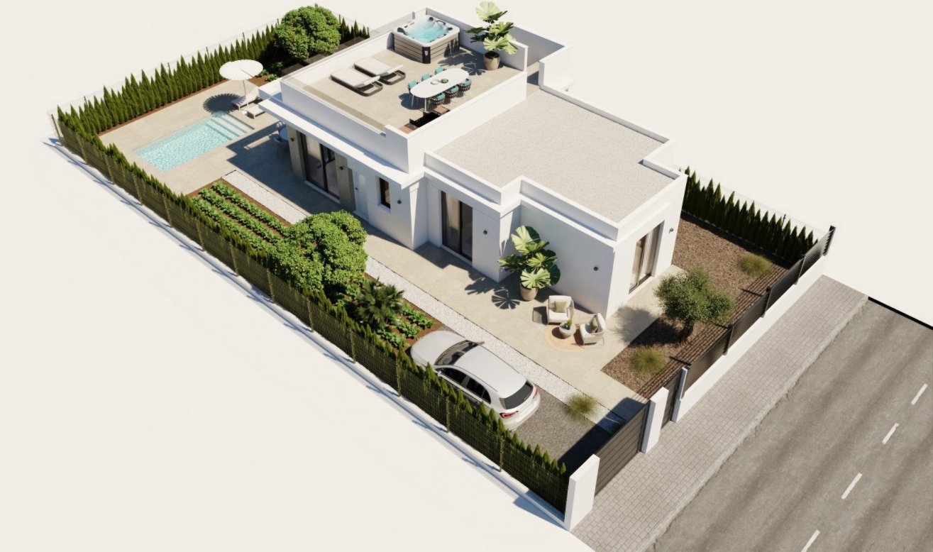 Obra nueva - Villa - Fuente Álamo - Hacienda Del Álamo Golf