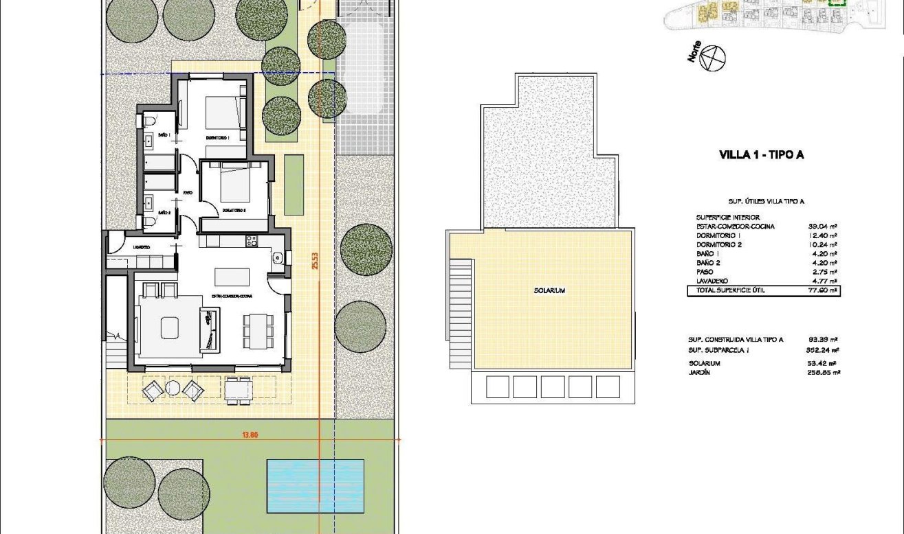 Obra nueva - Villa - Fuente Álamo - Hacienda Del Álamo Golf
