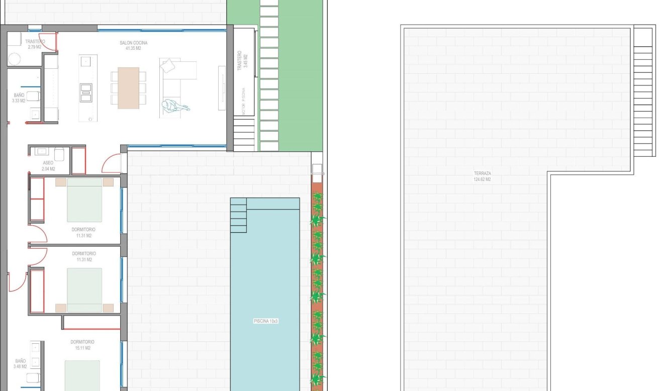 Obra nueva - Villa - Los Alcazares - Serena Golf