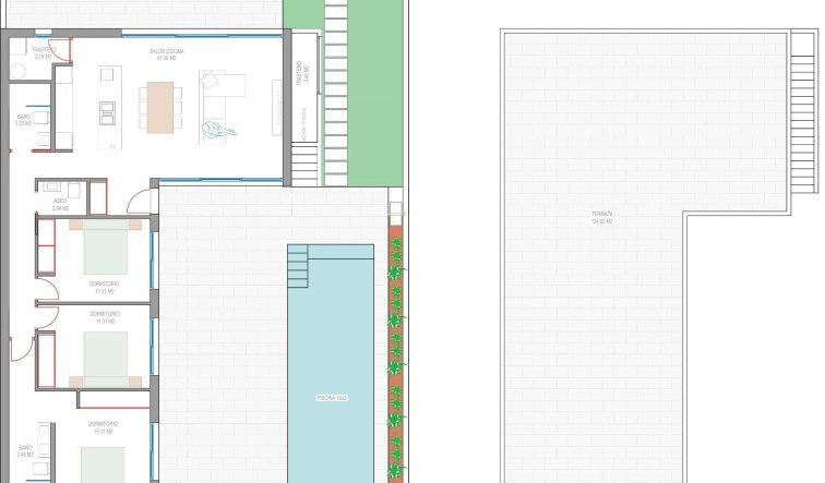 Obra nueva - Villa - Los Alcazares - Serena Golf