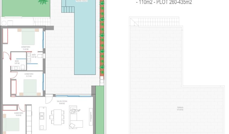 Obra nueva - Villa - San Javier - Parque del doce