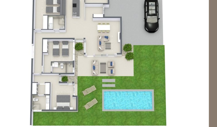 Obra nueva - Villa - Banos y Mendigo - Altaona Golf