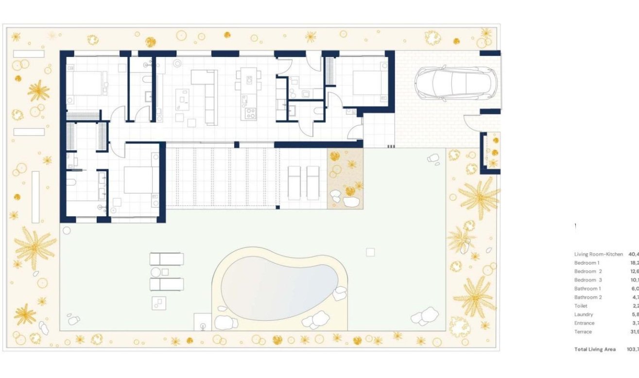 Obra nueva - Villa - Banos y Mendigo - Altaona Golf