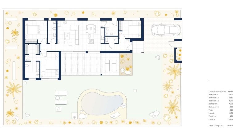 Obra nueva - Villa - Banos y Mendigo - Altaona Golf