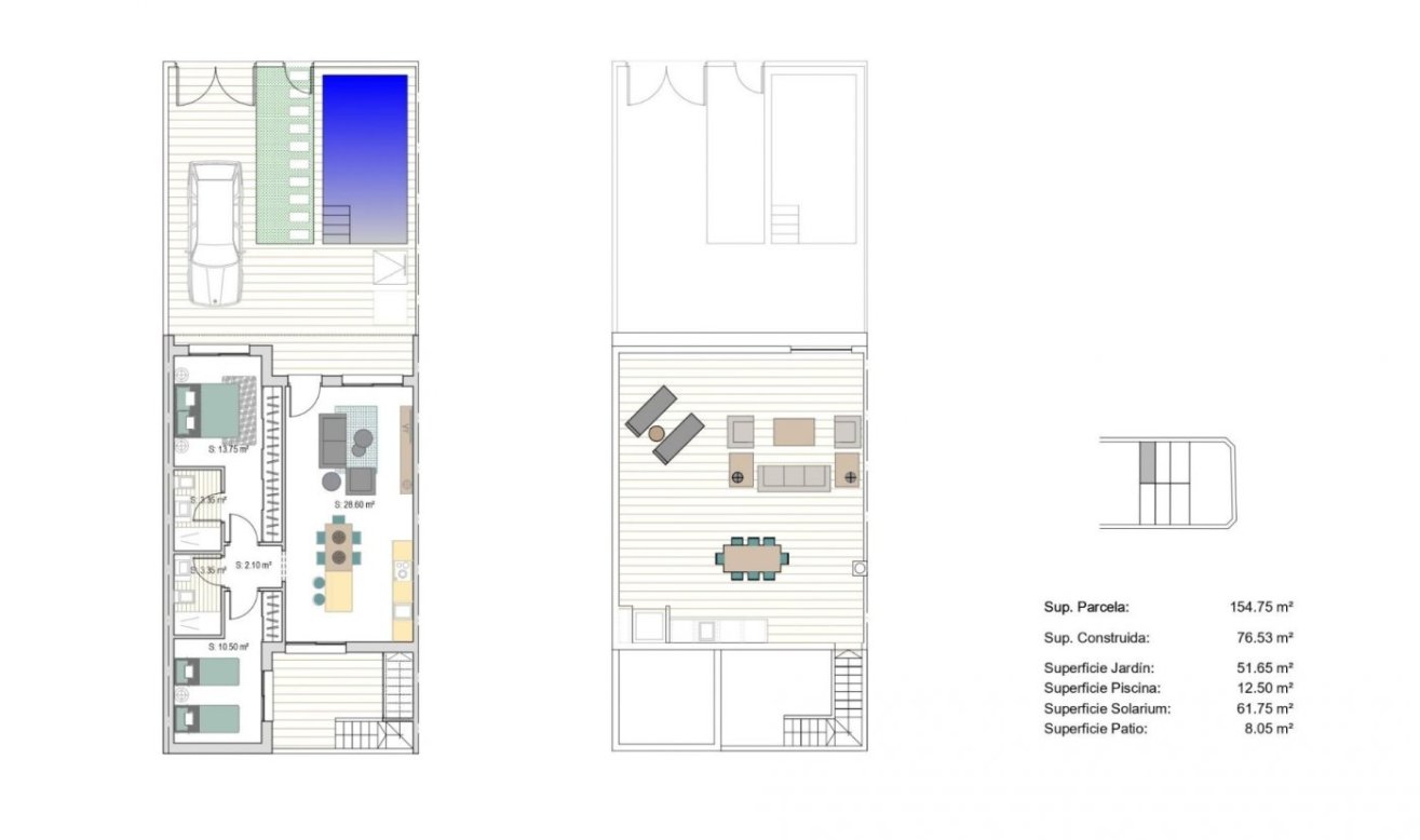 Obra nueva - Adosado - San Javier - Parque del doce