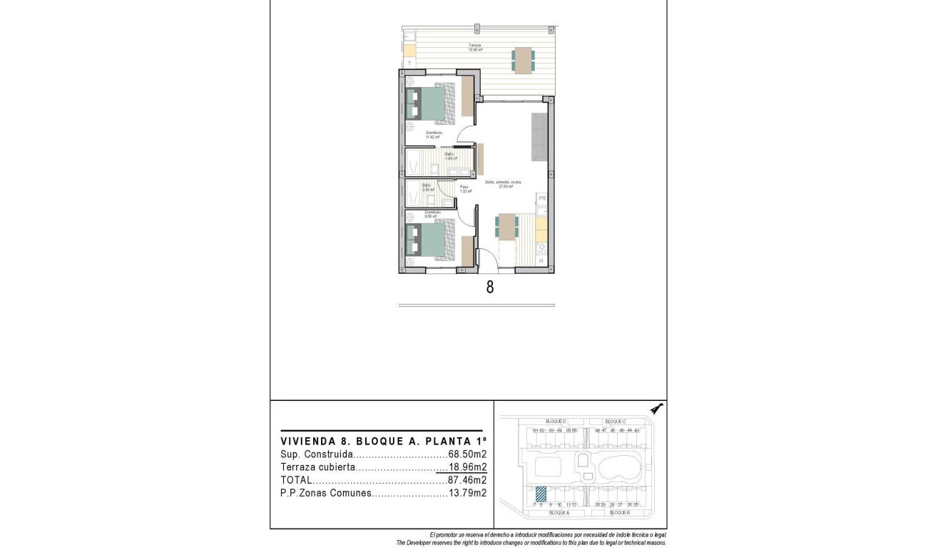 Obra nueva - Apartamento / piso - Torre Pacheco - San Cayetano